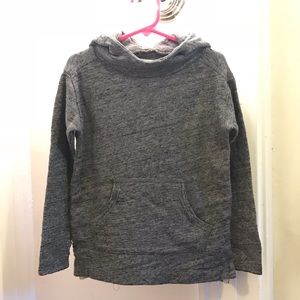 Crewcuts Girls Gray Cotton Hoodie